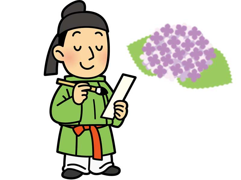 紫陽花は日本古来の花