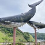 和歌山県太地町のクジラモニュメント