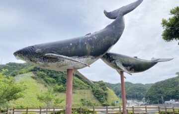 和歌山県太地町のクジラモニュメント